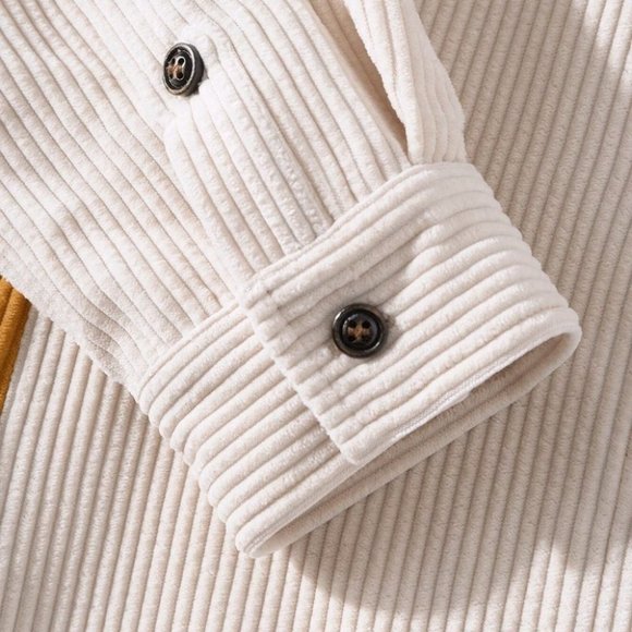 Apricot Mens Corduroy Shirt - Picture 7 of 7